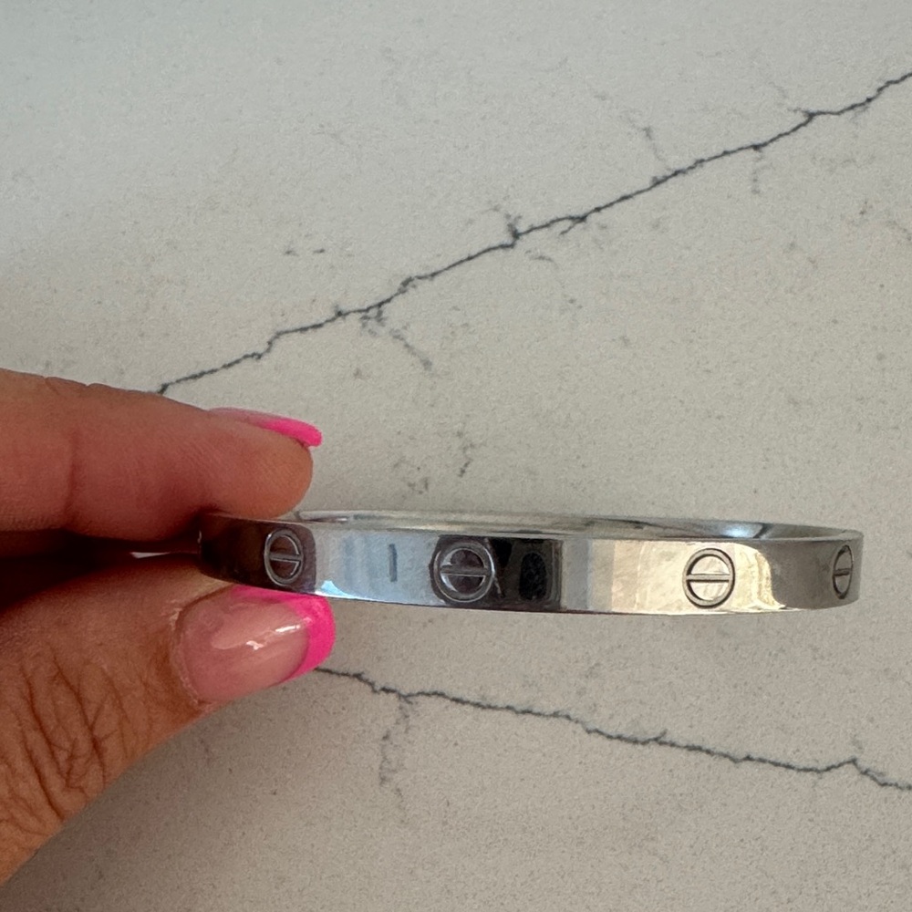 Silver Designer Inspired Bracelet - image 2